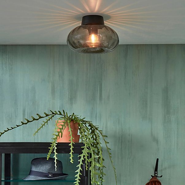 It's about RoMi Brussels Ceiling Light anthracite/smoke