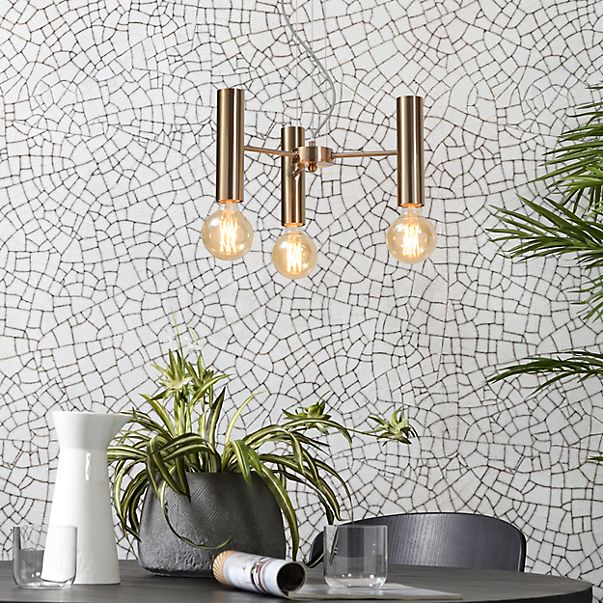 It's about RoMi Cannes Hanglamp 3-lichts goud