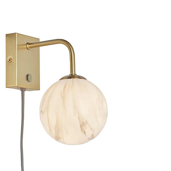 It's about RoMi Carrara, lámpara de pared oro