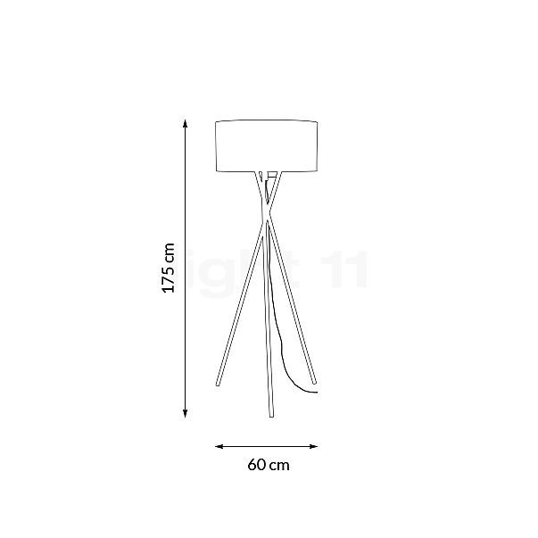 It's about RoMi Hampton Floor Lamp black/black sketch