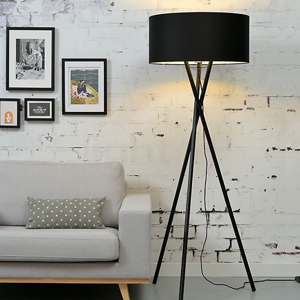 It's about RoMi Hampton Floor Lamp black/black