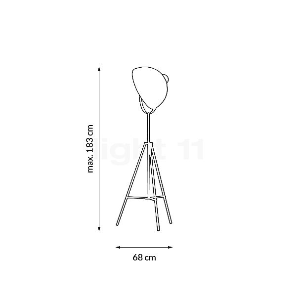 It's about RoMi Hollywood Floor Lamp black sketch