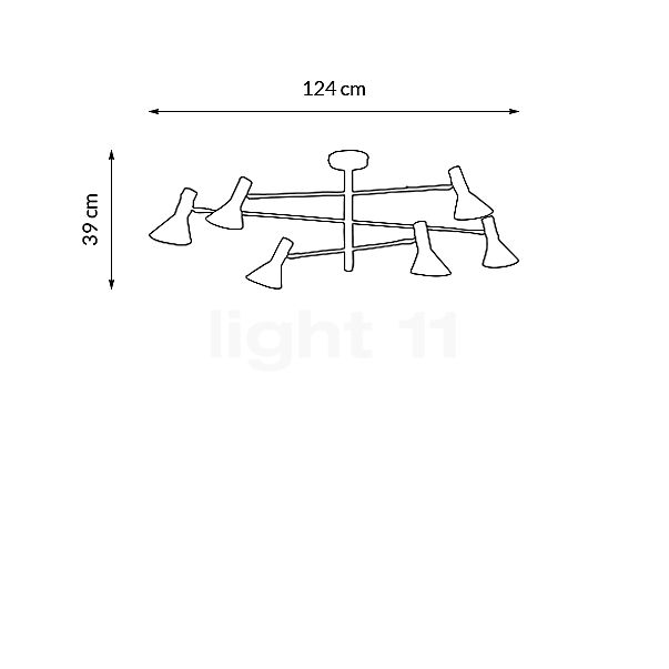 It's about RoMi Izmir Ceiling Light black sketch