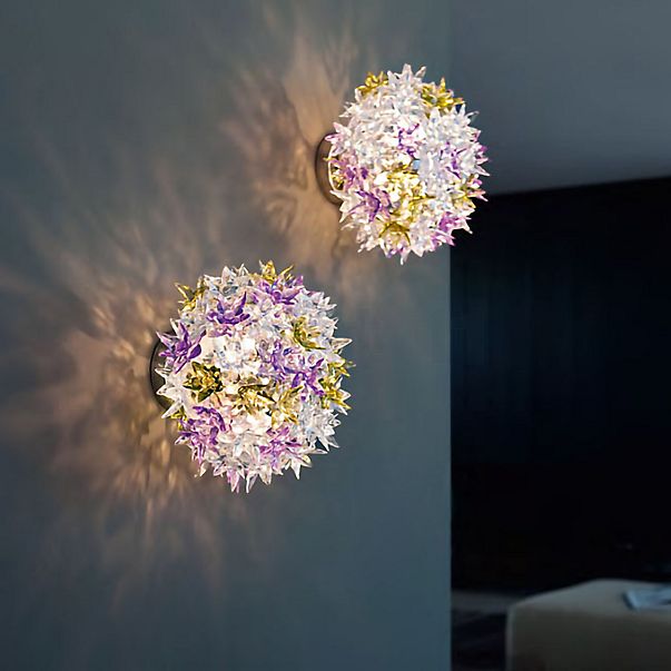 Kartell Bloom Wand-/Plafondlamp helder, ø53 cm