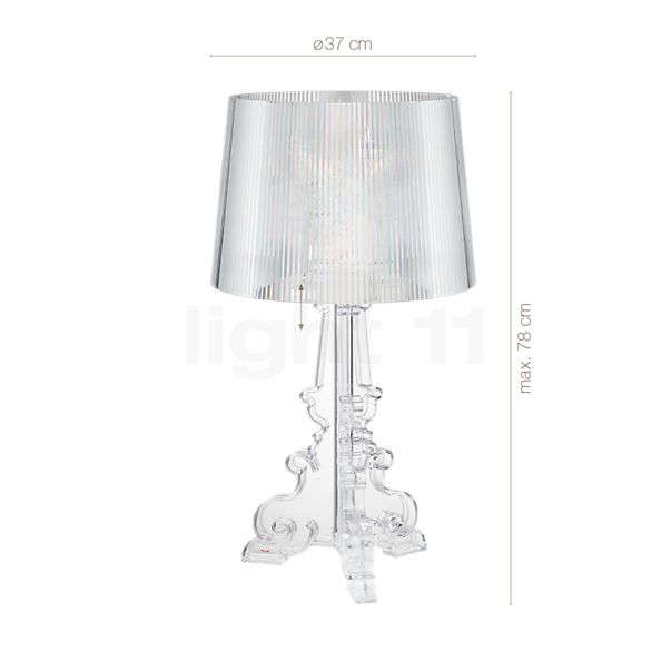 Kartell Bourgie At Light11 Eu, Table Lamp Parts Uk