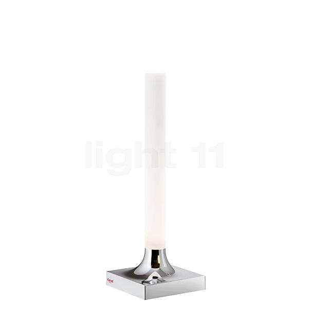 Kartell Goodnight Lampada ricaricabile LED cromo