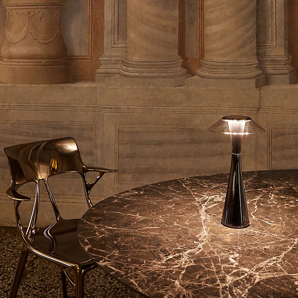 Kartell Space Table Lamp LED copper