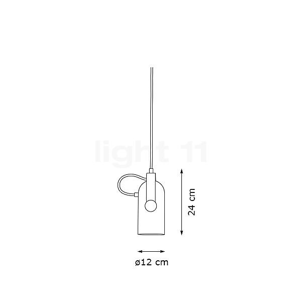 Le Klint Carronade Pendelleuchte Small sand Skizze