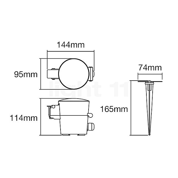 Ledvance Smart Plug Outdoor socket with ZigBee white, EU sketch