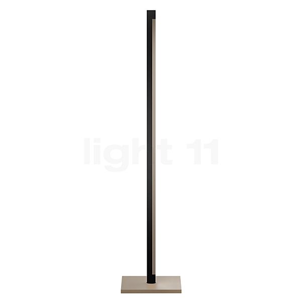 Light Point Inlay F1 Linear, lámpara de pie LED negro/dorado