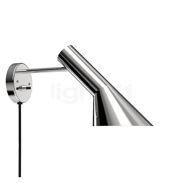 Louis Poulsen AJ Wall Light polished stainless steel - with switch/with plug