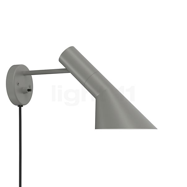 Louis Poulsen AJ, lámpara de pared gris cálido - con botón/con Stecker