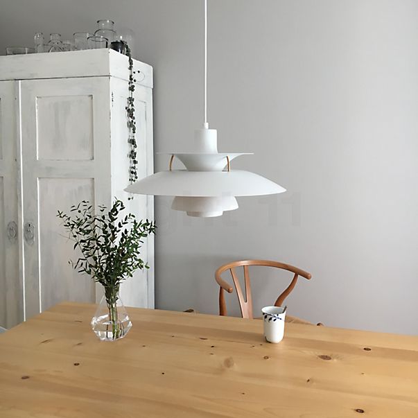 Louis Poulsen PH 5 Pendant - Modern White