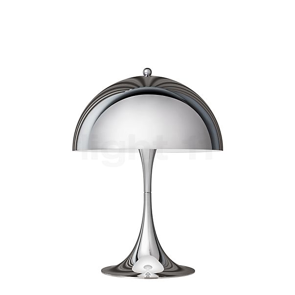 Louis Poulsen Panthella Lampe de table LED chrome brillant - 25 cm
