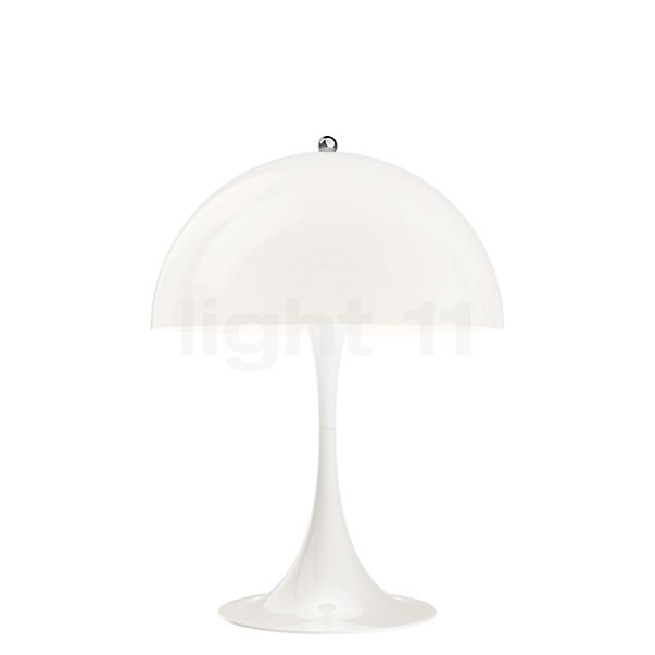 Louis Poulsen Panthella, lámpara de sobremesa opalino blanco - 32 cm