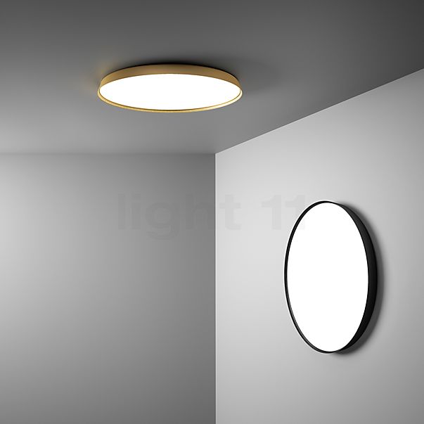 Luceplan Compendium Plate Parete/Soffitto LED sort