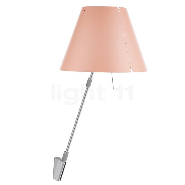 Luceplan Costanza Wall Light shade mystisches Rosa - telescope - with dimmer