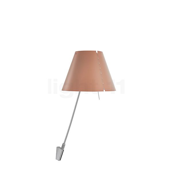 Luceplan Costanza Wall Light shade nougat - fixed - with switch