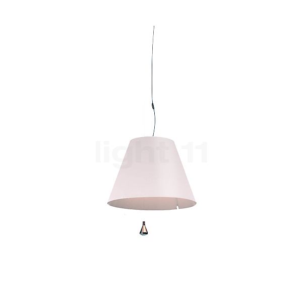 Luceplan Costanza, lámpara de suspensión pantalla blanco - ø50 cm - tira de la cuerda