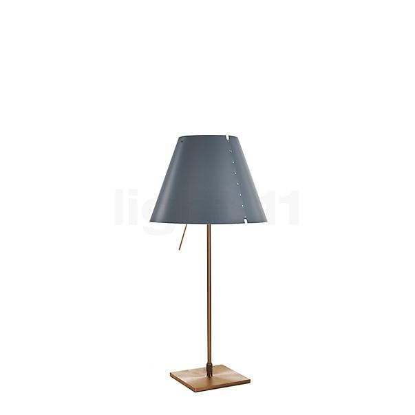 Luceplan Costanzina Lampe de table laiton/gris béton