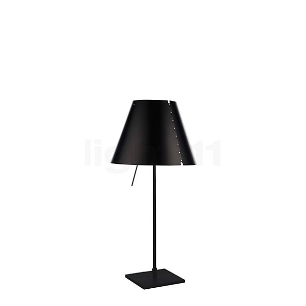 Luceplan Costanzina Lampe de table noir/lakritznoir