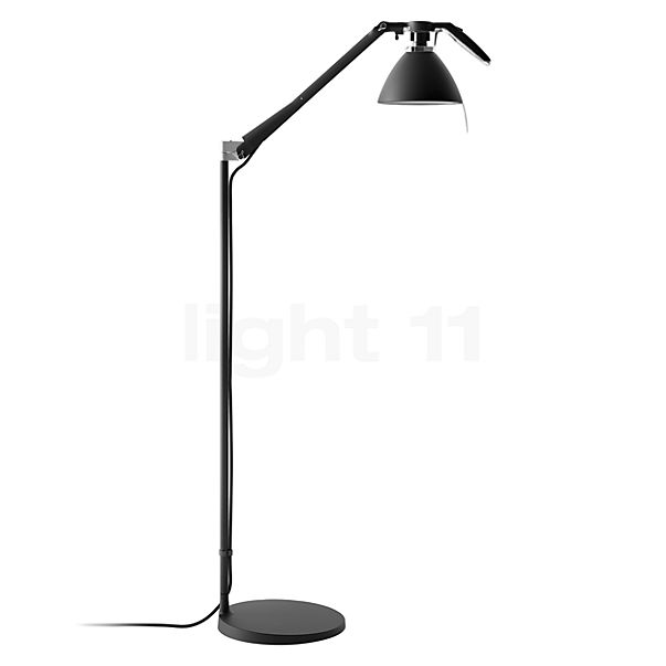 Luceplan Fortebraccio Floor Lamp black