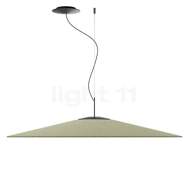 Luceplan Koine Lampada a sospensione LED verde-nero - ø110 cm - Push/Dali