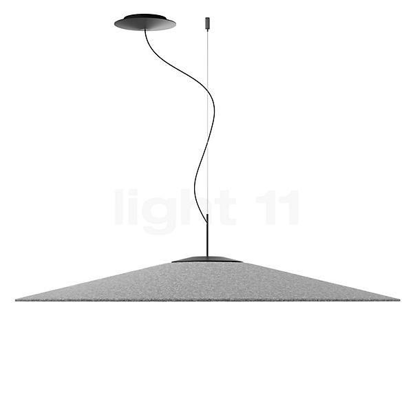 Luceplan Koine, lámpara de suspensión LED gris - ø110 cm - Push/Dali