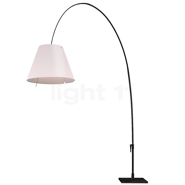 Luceplan Lady Costanza With Black Stem, Luceplan Lady Costanza Floor Lamp