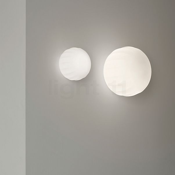 Luceplan Lita, lámpara de pared blanco - ø14 cm
