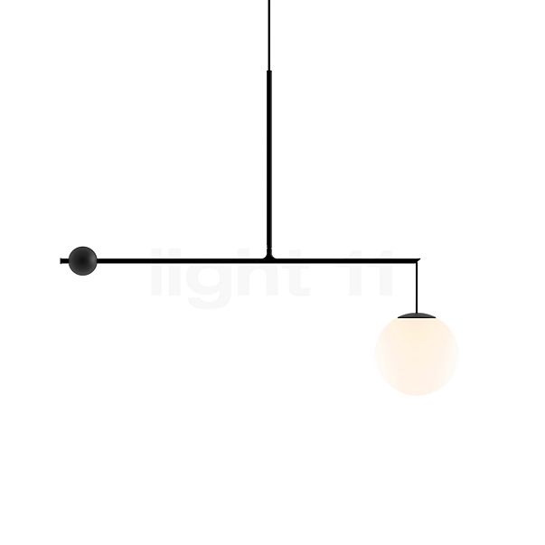 Luceplan Malamata, lámpara de suspensión ø22 cm - negro mate
