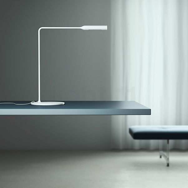 Lumina Flo Table Lamp LED nickel brushed - 2,700 K - 43 cm