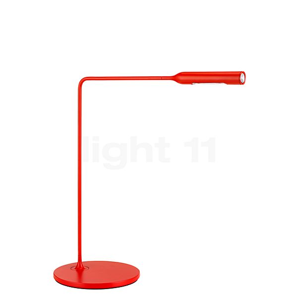 Lumina Flo Table Lamp LED red matt - 2,700 K - 43 cm