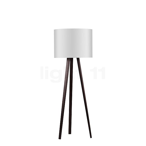 Maigrau Luca Stand Vloerlamp eikenhout gerookt/lampenkap wit - 140 cm , Magazijnuitverkoop, nieuwe, originele verpakking