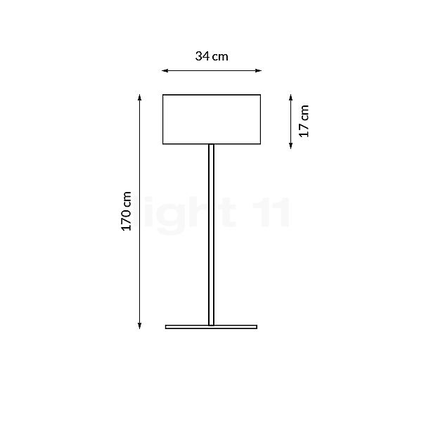 Marchetti Baccarat Floor Lamp nickel - Swarowski crystal sketch