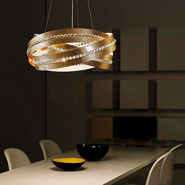 Marchetti Essentia, lámpara de suspensión LED dorado - 60 cm