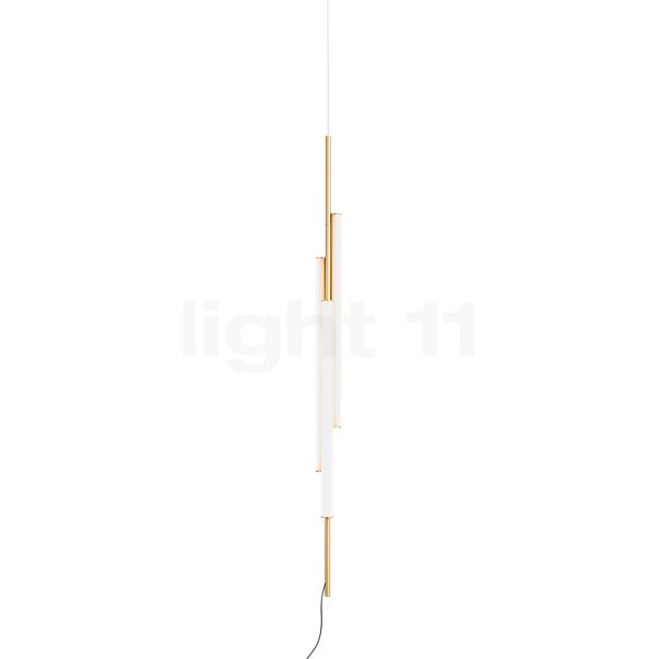 Marset Ambrosia V, lámpara de suspensión LED dorado - 130 cm - 2.200 K