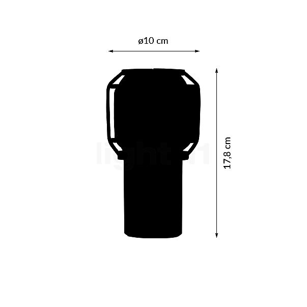 Marset Chispa Battery Light LED green sketch