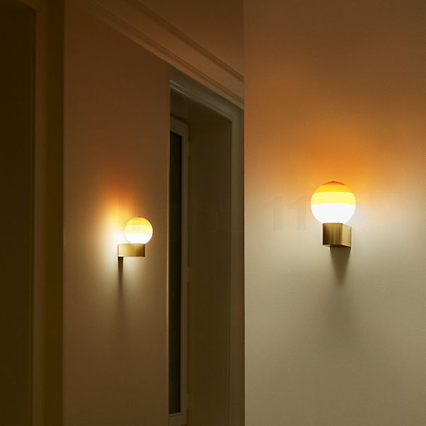 Marset Dipping Light A1-13 Lampada da parete LED ambrato/ottone