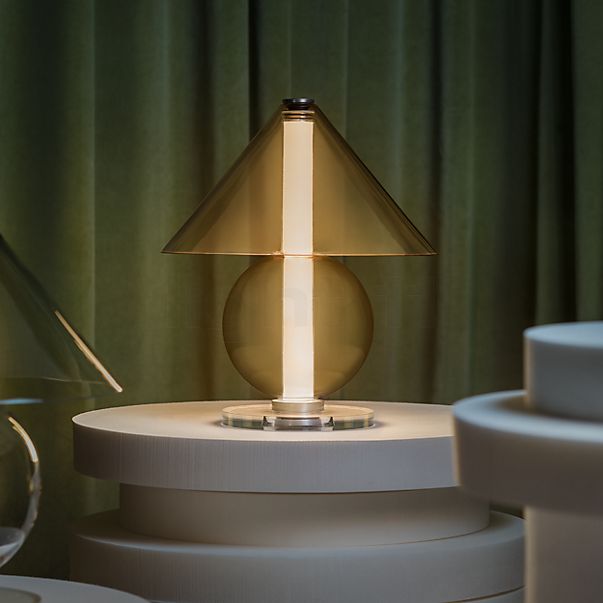 Marset Fragile Lampe de table LED ambre