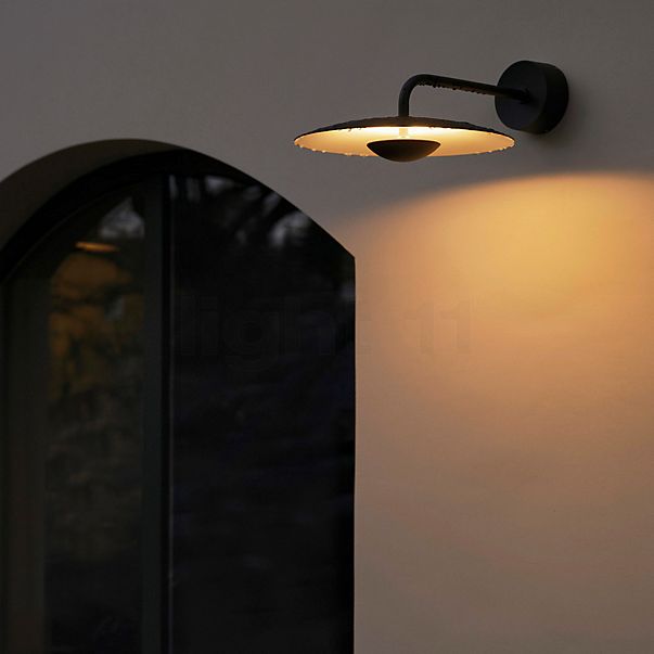 Marset Ginger A, lámpara de pared LED balastos no incluido marrón oxidado