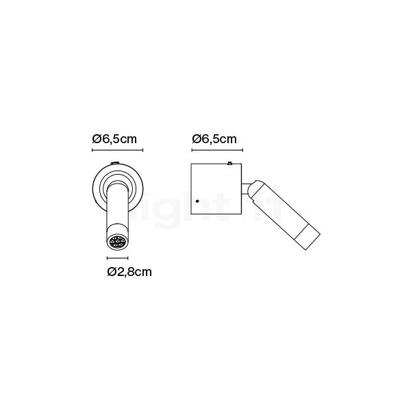 Marset Ledtube A Wall Light LED white matt sketch