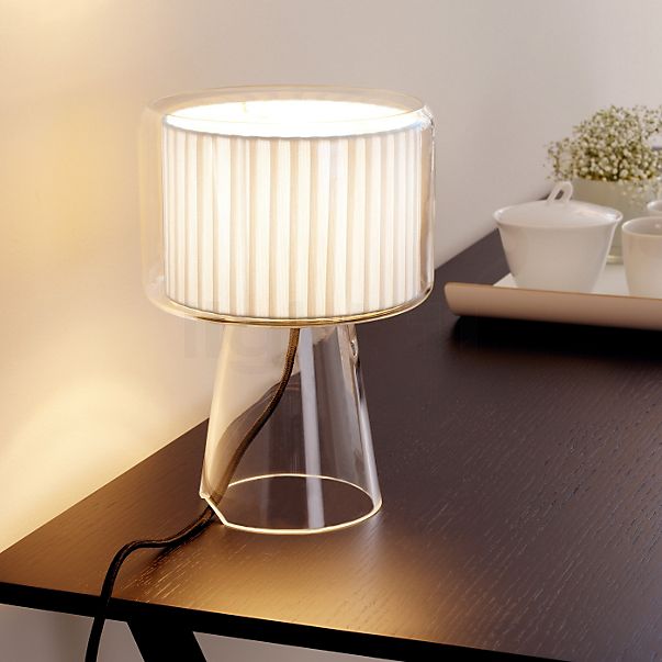 Marset Mercer Lampe de table blanc nacré - 41 cm