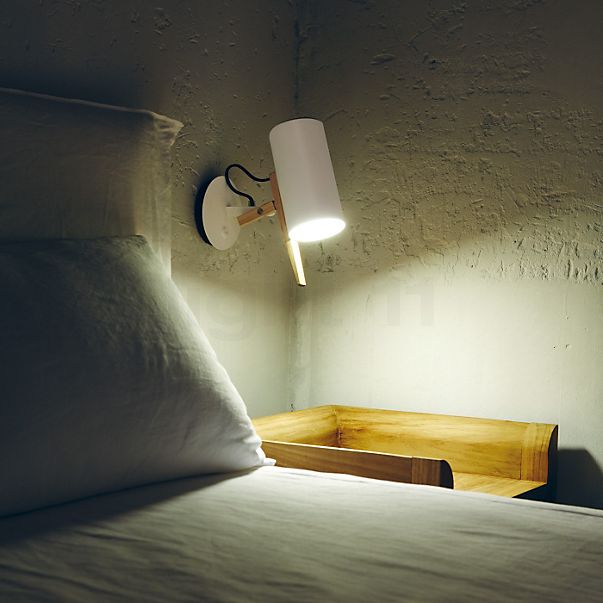 Marset Scantling A, lámpara de pared blanco