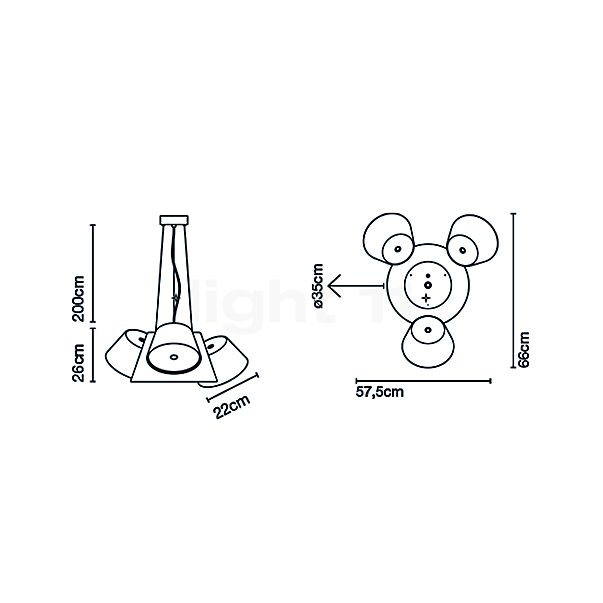 Marset Tam Tam Mini zwart/zwart schets