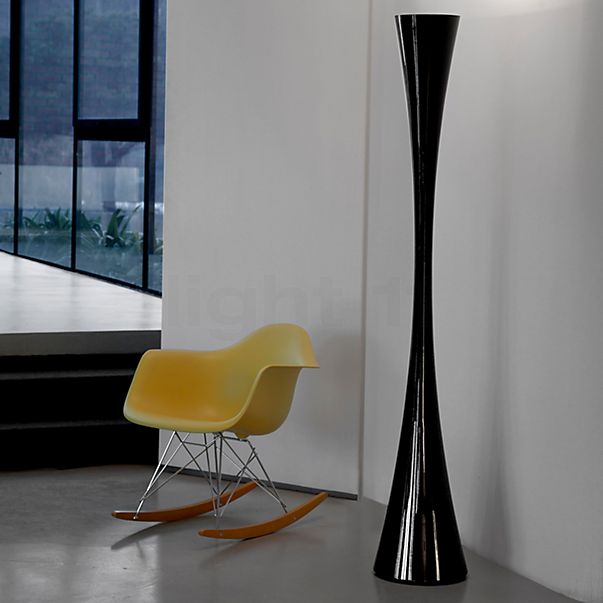 Martinelli Luce Biconica Lampadaire LED noir