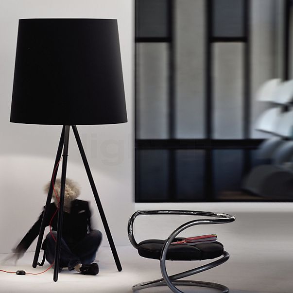  Eva Floor Lamp black - ø50 cm