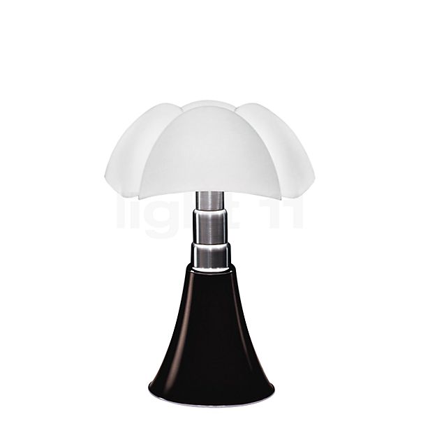 Martinelli Luce Pipistrello, lámpara de sobremesa LED marrón oscuro - 55 cm -  ajustable