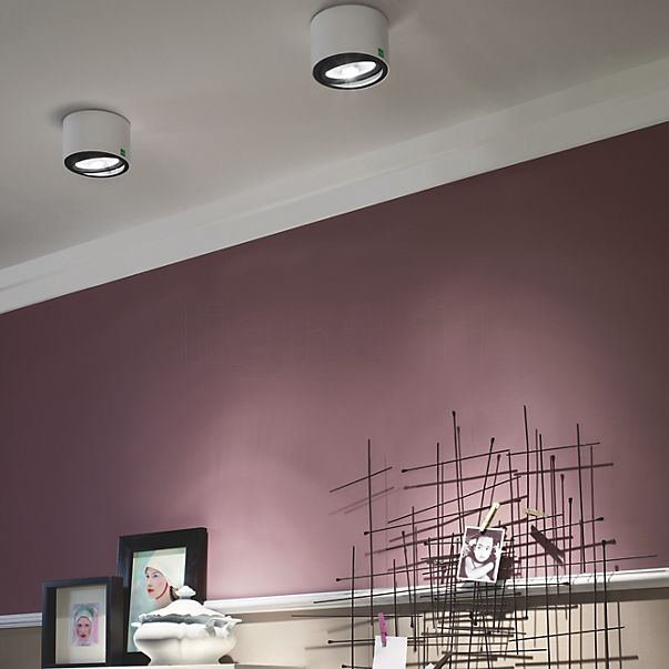 Mawa 111er rotonda Lampada da soffitto/plafoniera LED, dimmerabile 40° bianco opaco , articolo di fine serie