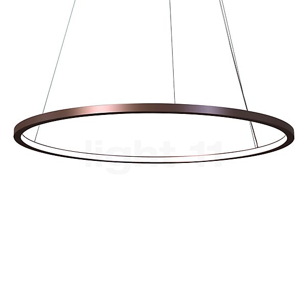Mawa Berliner Ring, lámpara de suspensión LED Inlight anillo bronce/florón bronce - ø120 cm/30 cm - inlight - Casambi - 82,2 W